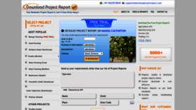 What Downloadprojectreport.com website looked like in 2023 (This year)