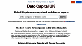 What Datocapital.uk website looked like in 2023 (This year)