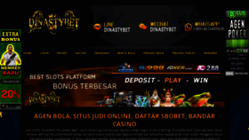 What Dinastybet.com website looked like in 2023 (This year)