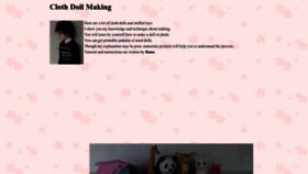 What Dollmaker.nunodoll.com website looked like in 2023 (This year)