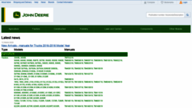 What Deeremanuals.com website looked like in 2023 (2 years ago)
