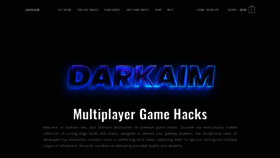 What Darkaim.com website looked like in 2023 (This year)
