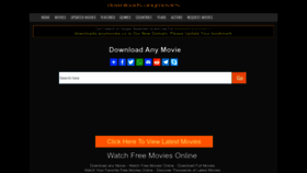 What Downloads-anymovies.com website looked like in 2023 (This year)