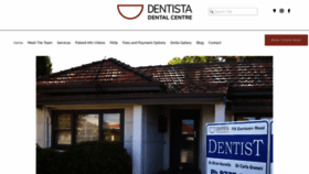 What Dentista.com.au website looked like in 2023 (This year)