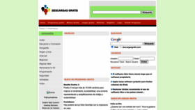 What Descargasgratis.com website looked like in 2023 (This year)
