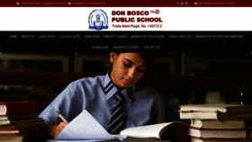 What Donboscopublicschool.com website looked like in 2023 (This year)