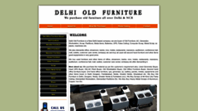 What Delhioldfurniture.com website looked like in 2023 (This year)