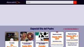 What Descuentos.cl website looked like in 2023 (This year)