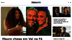What Diario24horas.com.br website looked like in 2023 (This year)