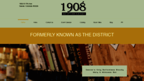 What Districtdenver.com website looked like in 2023 (This year)