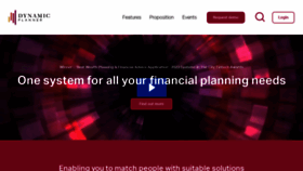 What Dynamicplanner.com website looked like in 2023 (This year)