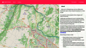 What Dumpstermap.org website looked like in 2023 (This year)