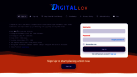 What Digitallov.com website looked like in 2023 (This year)