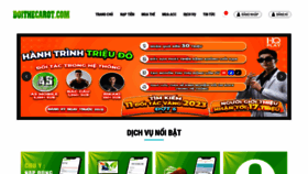 What Doithecarot.com website looked like in 2023 (This year)