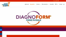 What Diagnoform.com website looked like in 2023 (This year)