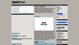 What Digitalthread.com website looked like in 2023 (This year)