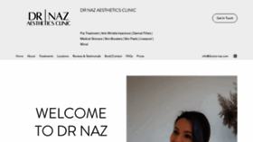 What Doctor-naz.com website looked like in 2023 (This year)