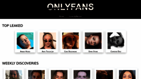What Doeshaveonlyfans.com website looked like in 2023 (This year)