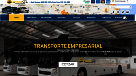 What Dominicanbus.com.do website looked like in 2023 (This year)