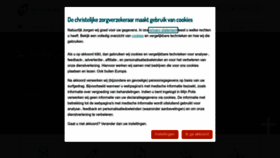 What Dechristelijkezorgverzekeraar.nl website looked like in 2023 (This year)