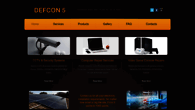 What Defcon5.co.za website looked like in 2023 (This year)