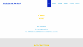 What Dongguanyanxia.com website looked like in 2023 (This year)