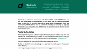 What Darkweb.wtf website looked like in 2023 (This year)