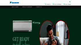 What Daikinbangladesh.com website looked like in 2023 (This year)