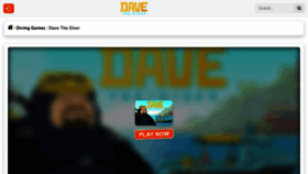 What Davethediver.io website looked like in 2023 (This year)