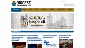 What Diocesedacampanha.org.br website looked like in 2023 (This year)
