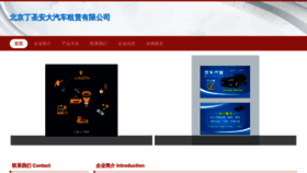 What Dingshenganda.com website looked like in 2023 (This year)