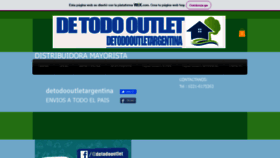 What Detodooutletargentina.com website looked like in 2023 (This year)