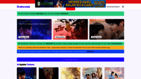 What Drakorasia.net website looked like in 2023 (This year)