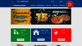 What Dominos.co.id website looked like in 2023 (This year)