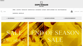 What Dopo-domani.com website looked like in 2023 (This year)