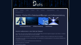What Datasis.de website looked like in 2023 (This year)