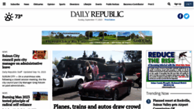 What Dailyrepublic.com website looked like in 2023 (This year)