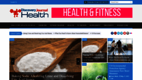 What Discoveryhealthjournal.com website looked like in 2023 (This year)