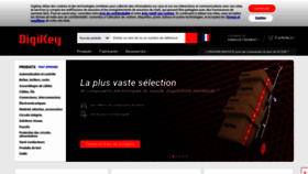 What Digikey.fr website looked like in 2023 (This year)