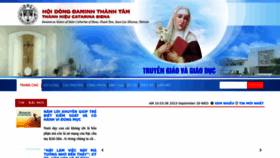What Daminhthanhtam.org website looked like in 2023 (This year)