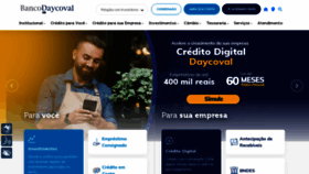 What Daycoval.com.br website looked like in 2023 (This year)