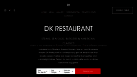 What Dkrestaurantnyc.com website looked like in 2023 (This year)