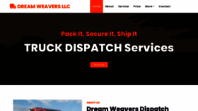 What Dreamweaversdispatchservice.com website looked like in 2023 (This year)