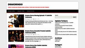 What Drakorindo.click website looked like in 2023 (This year)
