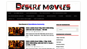 What Desiremovies.community website looked like in 2023 (This year)