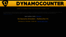What Dynamocounter.de website looked like in 2023 (This year)