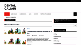 What Dentalcaliarionline.com.br website looked like in 2023 (This year)