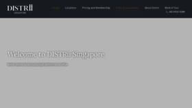 What Distrii.com.sg website looked like in 2023 (This year)