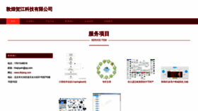 What Dhjiang.com website looked like in 2023 (This year)