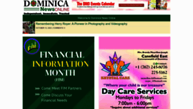 What Dominicanewsonline.com website looked like in 2023 (This year)
